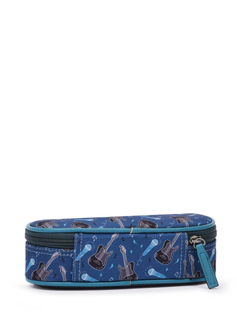 Trousse 1 Compartiment Cameleon Bleu vintage urban PLUM vue secondaire 2