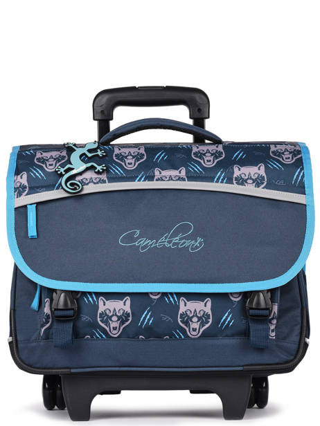 Cartable à Roulettes Enfant 3 Compartiments Cameleon Bleu actual CR41