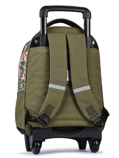 Sac à Dos à Roulettes Enfant 2 Compartiments Cameleon Vert actual SR43 vue secondaire 5