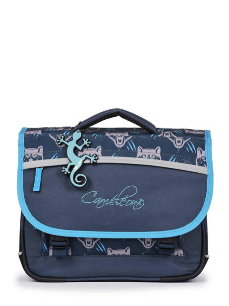 Cartable Enfant 2 Compartiments Cameleon Bleu actual BAS-CA35