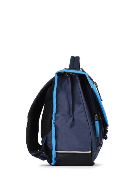 Cartable Enfant 2 Compartiments Cameleon Bleu actual BAS-CA35 vue secondaire 3