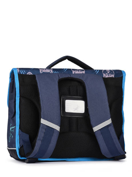 Cartable Enfant 2 Compartiments Cameleon Bleu actual BAS-CA35 vue secondaire 5