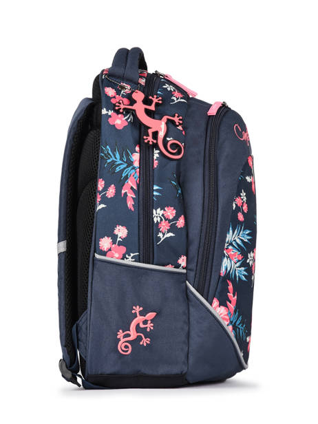 Backpack For Kids 2 Compartments Cameleon Blue actual SD43 other view 3