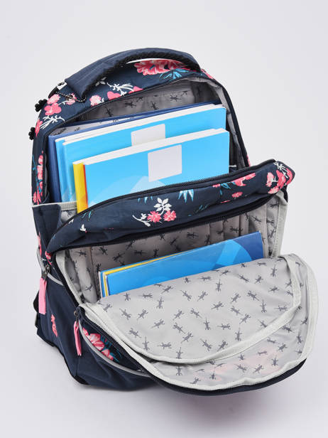 Backpack For Kids 2 Compartments Cameleon Blue actual SD43 other view 4
