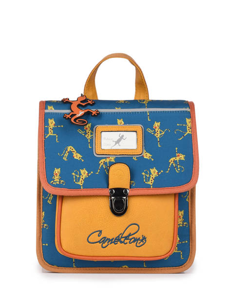 Backpack 1 Compartment Cameleon Blue retro SD30
