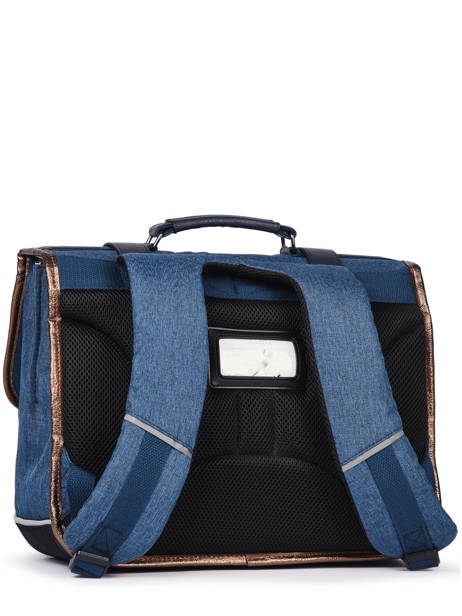 Satchel For Girls 2 Compartments Cameleon Blue vintage fantasy CA35 other view 6