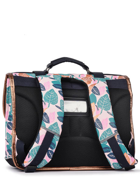 Satchel For Girl 2 Compartments Cameleon Pink vintage fantasy CA38 other view 5