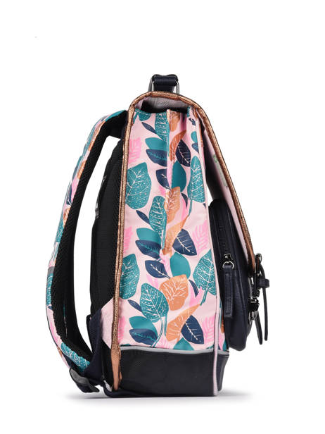 Sac à Dos Enfant 2 Compartiments Cameleon Rose vintage fantasy PG22038 vue secondaire 4