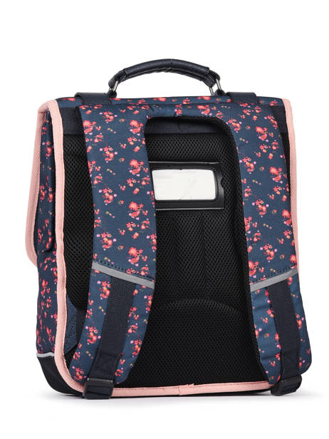 Backpack For Girls 2 Compartments Cameleon Blue vintage fantasy SD38 other view 5