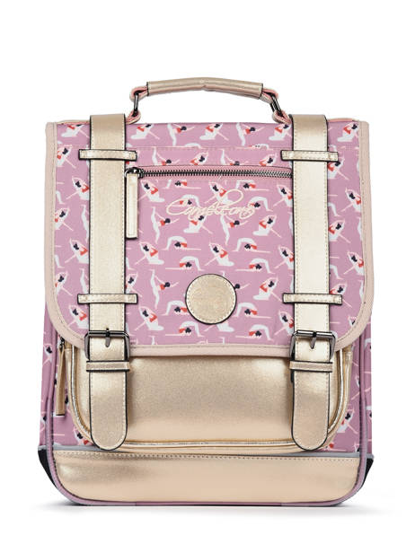 Sac à Dos Enfant 2 Compartiments Cameleon Rose vintage fantasy SD38