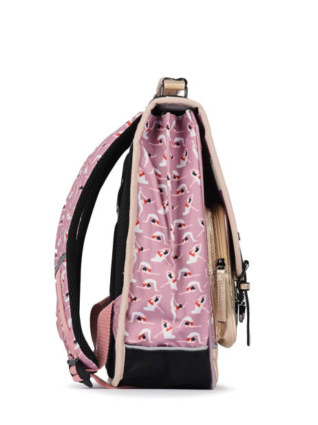 Sac à Dos Enfant 2 Compartiments Cameleon Rose vintage fantasy SD38 vue secondaire 3