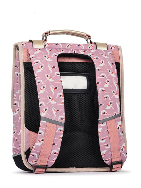 Backpack For Girls 2 Compartments Cameleon Pink vintage fantasy PG22038 other view 5