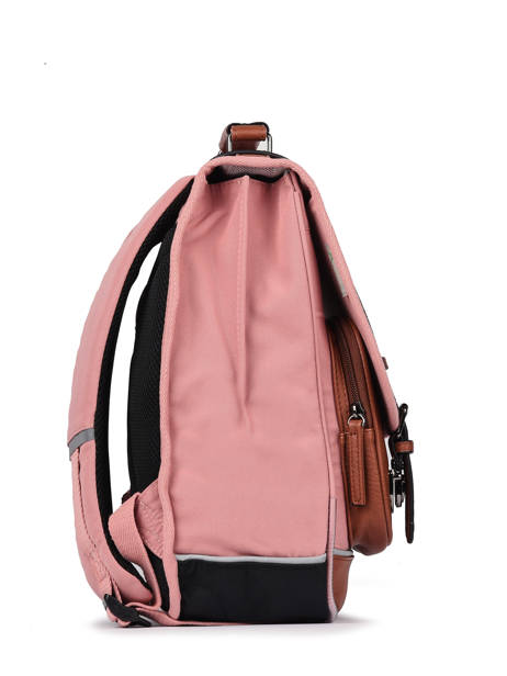 Backpack For Girls 2 Compartments Cameleon Pink vintage fantasy SD38 other view 3