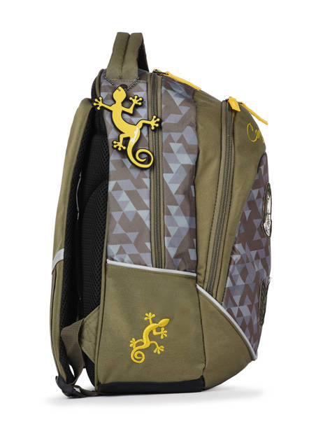 Sac à Dos Enfant 2 Compartiments Cameleon Vert actual SD43 vue secondaire 3