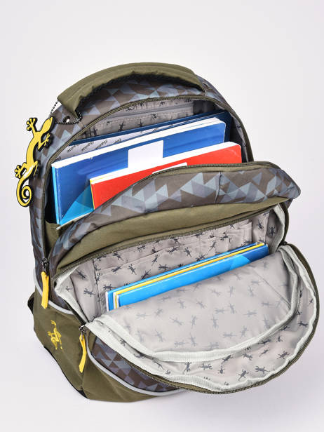 Sac à Dos Enfant 2 Compartiments Cameleon Vert actual SD43 vue secondaire 4