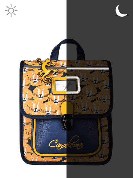 Backpack Cameleon Yellow retro PBRESD30 other view 7