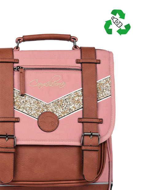 Sac à Dos Enfant 2 Compartiments Cameleon Rose vintage fantasy SD38 vue secondaire 2