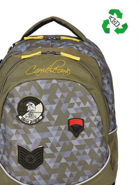 Sac à Dos Enfant 2 Compartiments Cameleon Vert actual SD43 vue secondaire 2