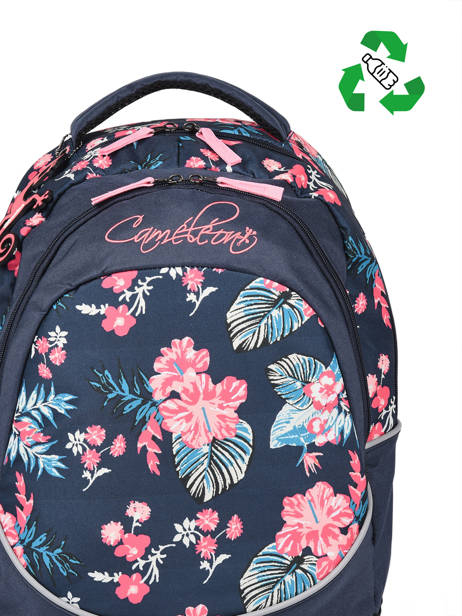 Backpack For Kids 2 Compartments Cameleon Blue actual SD43 other view 2