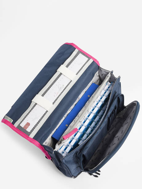 Cartable Enfant 2 Compartiments Cameleon Rose actual BAS-CA35 vue secondaire 4