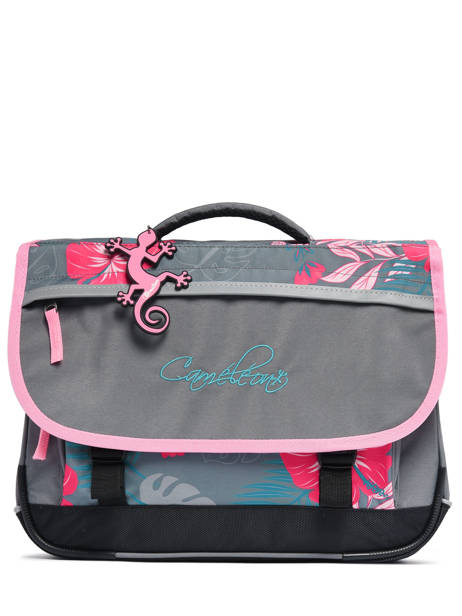 Satchel For Kids 2 Compartments Cameleon Pink actual CA38