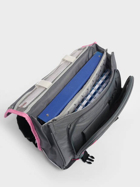 Cartable Enfant 2 Compartiments Cameleon Rose actual CA38 vue secondaire 4