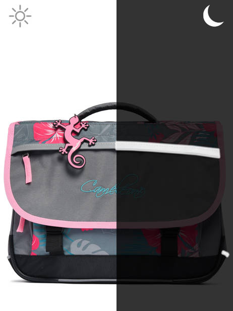 Cartable Enfant 2 Compartiments Cameleon Rose actual CA38 vue secondaire 7