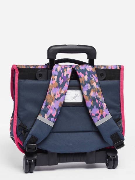 Cartable à Roulettes Enfant 3 Compartiments Cameleon Rose actual CR41 vue secondaire 5
