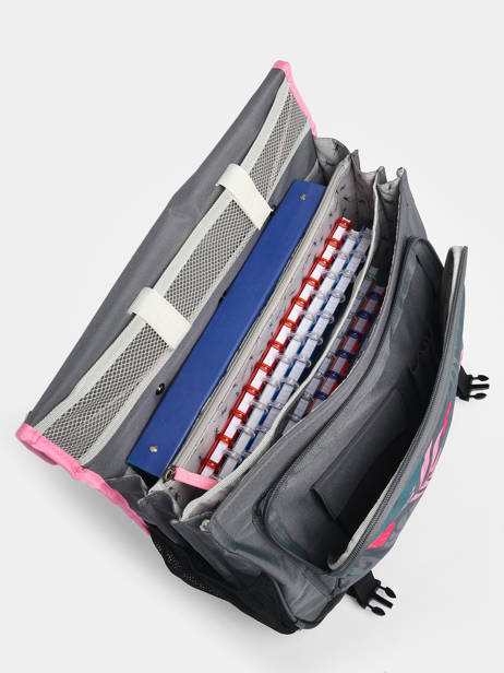 Wheeled Schoolbag For Kids 3 Compartments Cameleon Pink actual CR41 other view 4