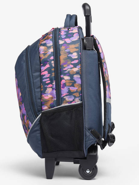 Sac A Dos à Roulettes 2 Compartiments Cameleon Rose actual SR39 vue secondaire 3