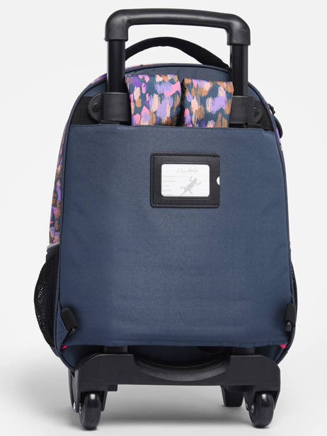 Sac A Dos à Roulettes 2 Compartiments Cameleon Rose actual SR39 vue secondaire 6