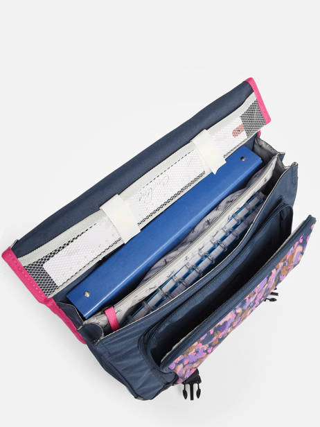 Cartable à Roulettes Enfant 2 Compartiments Cameleon Bleu actual CR38 vue secondaire 5
