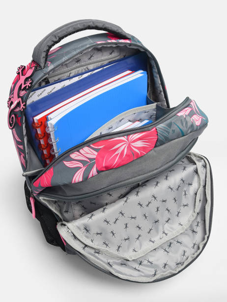 2-compartment  Backpack Cameleon Pink actual SD39 other view 4