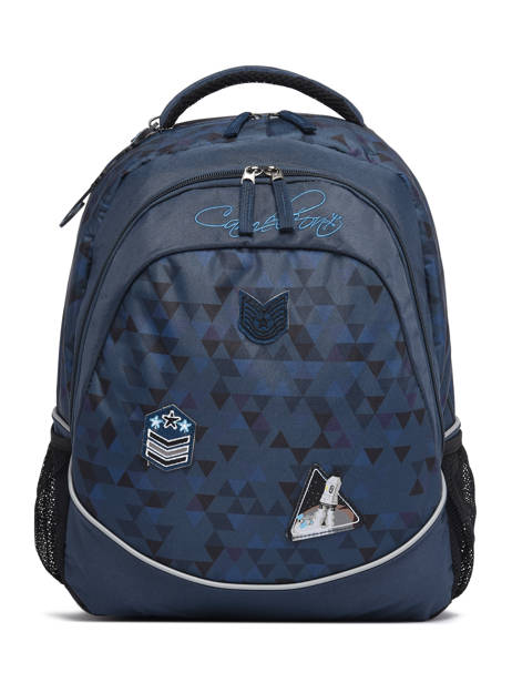 2-compartment  Backpack Cameleon Blue actual SD39