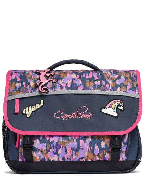 Cartable Enfant 3 Compartiments Cameleon Rose actual CA41