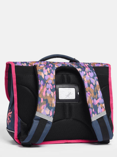 Satchel For Kids 3 Compartments Cameleon Blue actual CA41 other view 6