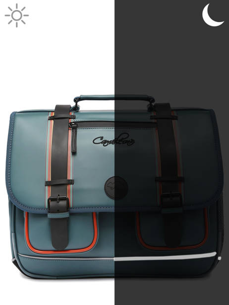 Cartable Vintage North Cameleon Bleu vintage north CA38