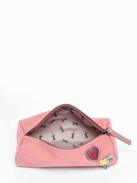 1 Compartment  Pouch Cameleon Pink vintage pin's STRO other view 1