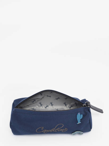 Trousse 1 Compartiment Cameleon Violet vintage pin's STRO vue secondaire 2