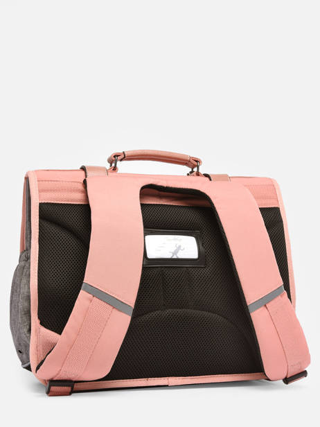2-compartment  Satchel Cameleon Pink vintage pin's CA35 other view 5