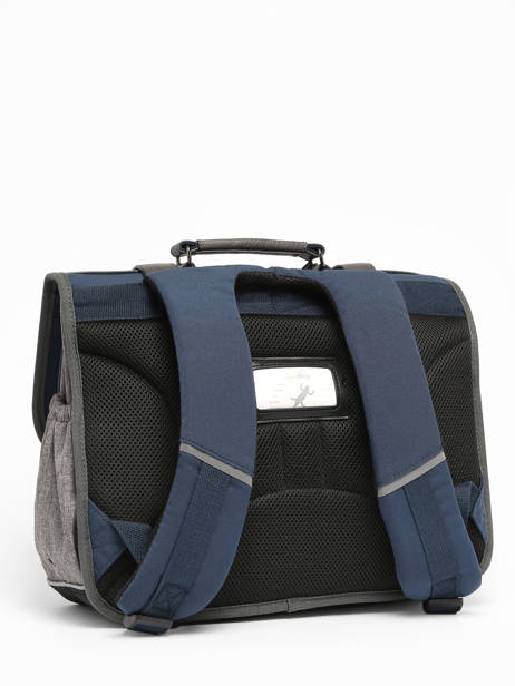 Cartable 3 Compartiments Cameleon Bleu vintage pin's CA41 vue secondaire 5