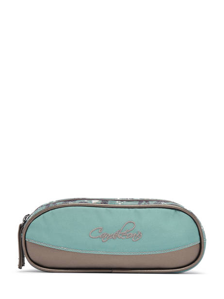 Trousse Enfant 2 Compartiments Cameleon Vert vintage fantasy TROU
