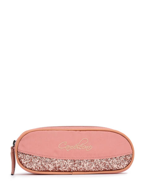 Trousse Enfant 2 Compartiments Cameleon Rose vintage fantasy TROU
