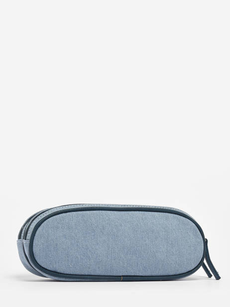 Pencil Case For Kids 2 Compartments Cameleon Blue vintage fantasy TROU other view 2