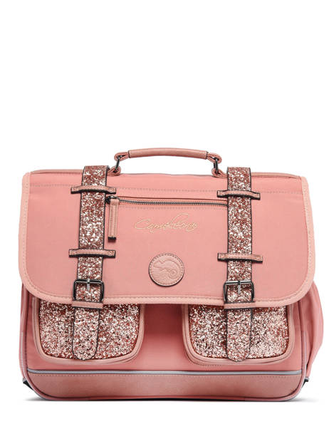 Cartable Enfant 2 Compartiments Cameleon Rose vintage fantasy CA38