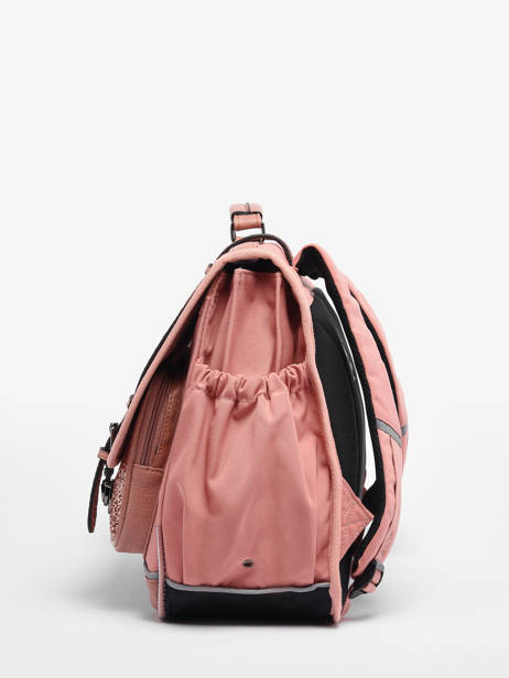 Satchel For Kids 3 Compartments Cameleon Pink vintage fantasy 14188 other view 3