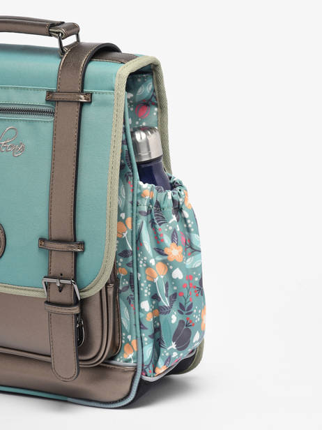 2-compartment Vintage Fantasy Backpack Cameleon Green vintage fantasy SD39 other view 6
