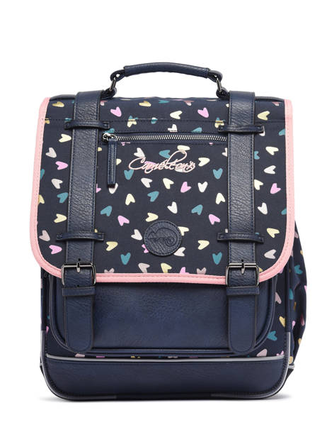 Sac  Dos Vintage Fantasy 2 Compartiments Cameleon Bleu vintage fantasy SD39