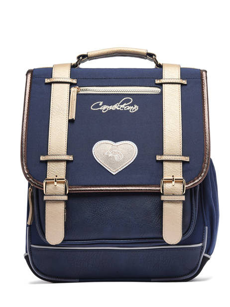 2-compartment Vintage Fantasy Backpack Cameleon Blue vintage fantasy SD39 other view 1