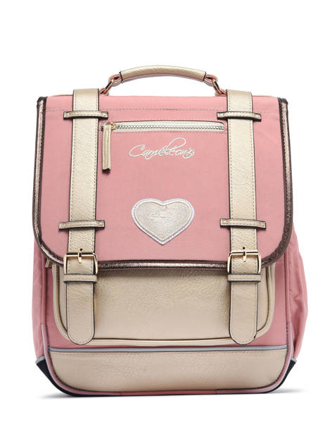 2-compartment Vintage Fantasy Backpack Cameleon Pink vintage fantasy SD39 other view 1